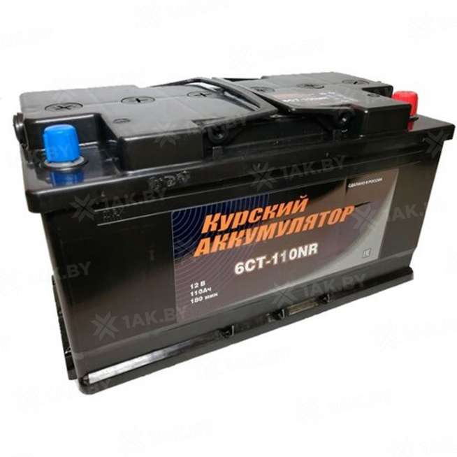 Аккумулятор КУРСКИЙ (110 Ah) 930 A, 12 V Обратная, R+ L5 6СТ-110NR 0