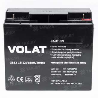 Аккумулятор VOLAT для ИБП, детского электромобиля, эхолота (28 Ah,12 V) AGM 166x175x125 8 кг 0