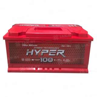 Аккумулятор HYPER (100 Ah) 860 A, 12 V Обратная, R+ L5 Аккумулятор HYPER (100 Ah) 860 A, 12 V Обратная, R+ L5