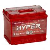 Аккумулятор HYPER (60 Ah) 600 A, 12 V Обратная, R+ L2