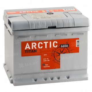 Аккумулятор Titan Arctic (62 Ah) 660 A, 12 V Обратная, R+ L2