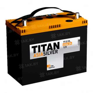 Аккумулятор Titan Asia (77 Ah) 650 A, 12 V Обратная, R+ D26 Аккумулятор Titan Asia (77 Ah) 650 A, 12 V Обратная, R+ D26