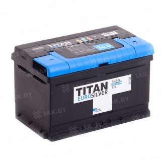 Аккумулятор Titan Euro (74 Ah) 700 A, 12 V Обратная, R+ LB3
