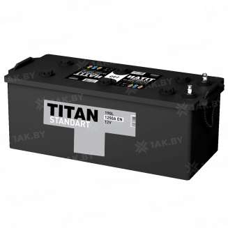 Аккумулятор Titan Standart (190 Ah) 1250 A, 12 V Обратная, R+ 0