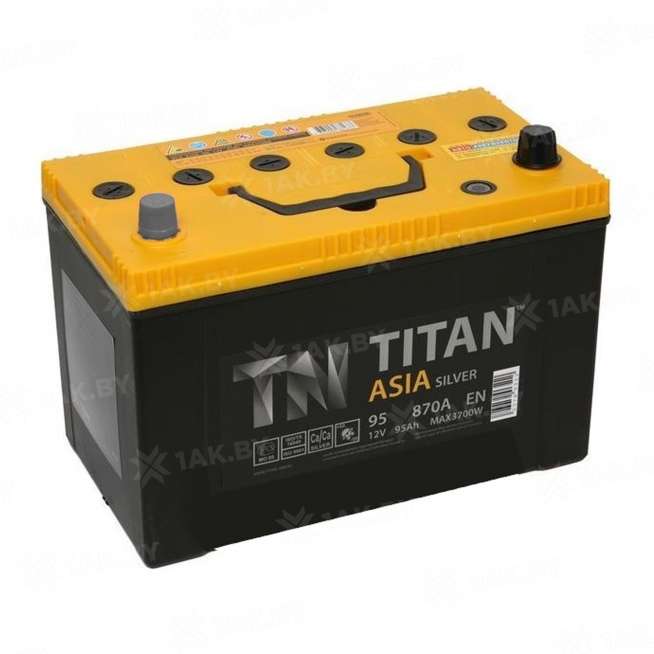 Аккумулятор Titan Asia (95 Ah) 770 А, 12 V Обратная, R+ D31 0