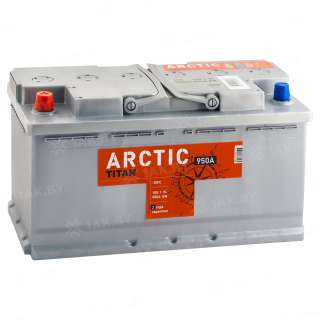 Аккумулятор Titan Arctic (100 Ah) 950 A, 12 V Прямая, L+ L5