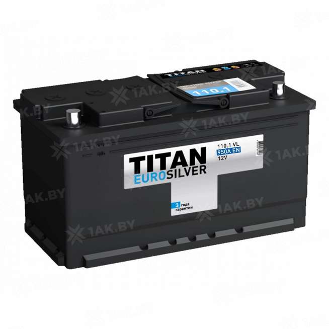 Аккумулятор Titan Euro (110 Ah) 950 A, 12 V Обратная, R+ L5 0