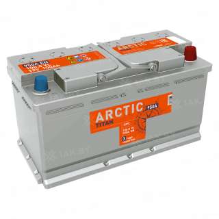 Аккумулятор Titan Arctic (100 Ah) 950 A, 12 V Обратная, R+ L5