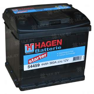 Аккумулятор HAGEN PL (44 Ah) 360 A, 12 V Обратная, R+ L1 54459 Аккумулятор HAGEN PL (44 Ah) 360 A, 12 V Обратная, R+ L1 54459