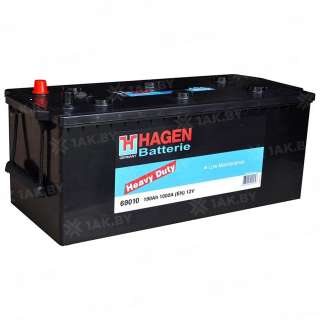 Аккумулятор HAGEN CП (190 Ah) 1000 A, 12 V Обратная, R+ D5 69011
