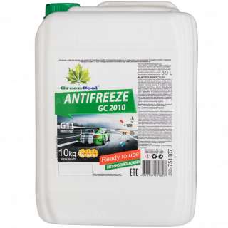 Антифриз готовый к применению GreenCool Antifreeze GC2010 зеленый, 10кг, Беларусь Антифриз готовый к применению GreenCool Antifreeze GC2010 зеленый, 10кг, Беларусь