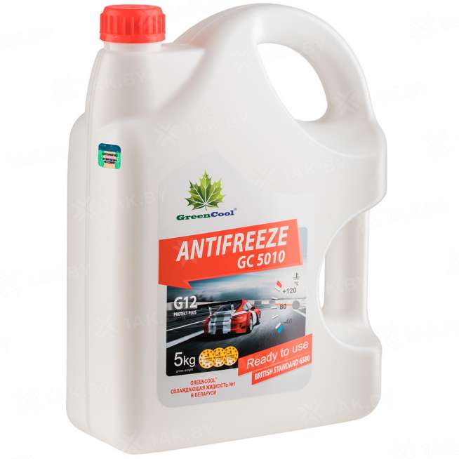 Антифриз готовый к применению GreenCool Antifreeze GC5010 красный, 5кг, Беларусь 2
