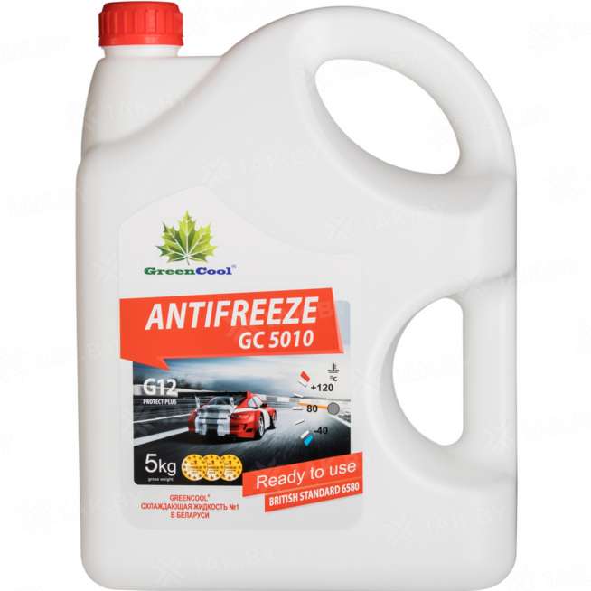 Антифриз готовый к применению GreenCool Antifreeze GC5010 красный, 5кг, Беларусь 3