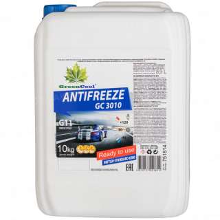 Антифриз готовый к применению GreenCool Antifreeze GC3010 синий, 10кг, Беларусь Антифриз готовый к применению GreenCool Antifreeze GC3010 синий, 10кг, Беларусь