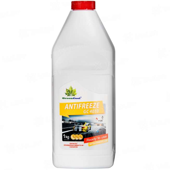 Антифриз готовый к применению GreenCool Antifreeze GC4010 жёлтый, 1кг, Беларусь 1