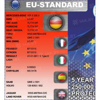Антифриз готовый к применению Samson EU-Standard G12+ красный, 5кг, Беларусь 2