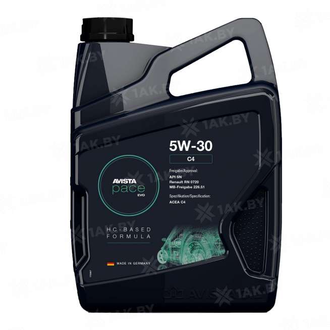 Масло моторное AVISTA PACE EVO C4 5W-30, 5 л 0