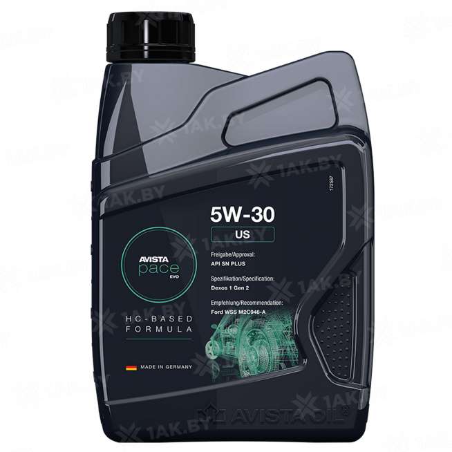 Масло моторное AVISTA PACE EVO US 5W-30, 1 л 0
