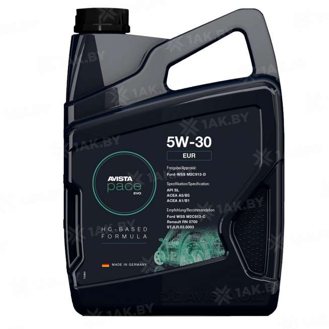 Масло моторное AVISTA PACE EVO EUR 5W-30, 5 л 0