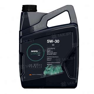 Масло моторное AVISTA PACE EVO C3 5W-30, 5 л