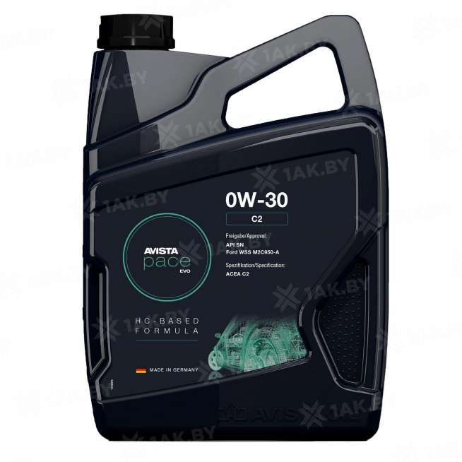 Масло моторное AVISTA PACE EVO C2 0W-30, 4 л 0