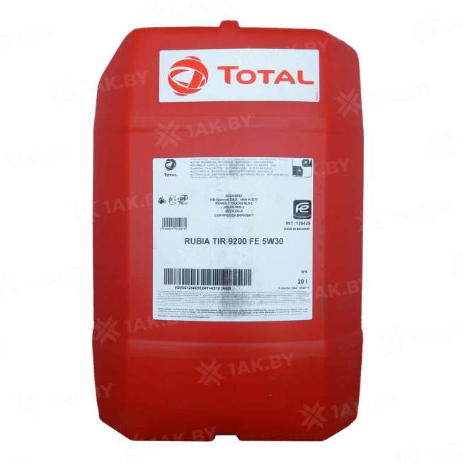 Масло моторное TOTAL RUBIA TIR 9200 FE 5W-30, 20л 1