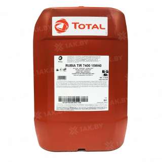 Масло моторное TOTAL RUBIA TIR 7400 15W-40, 20л Масло моторное TOTAL RUBIA TIR 7400 15W-40, 20л