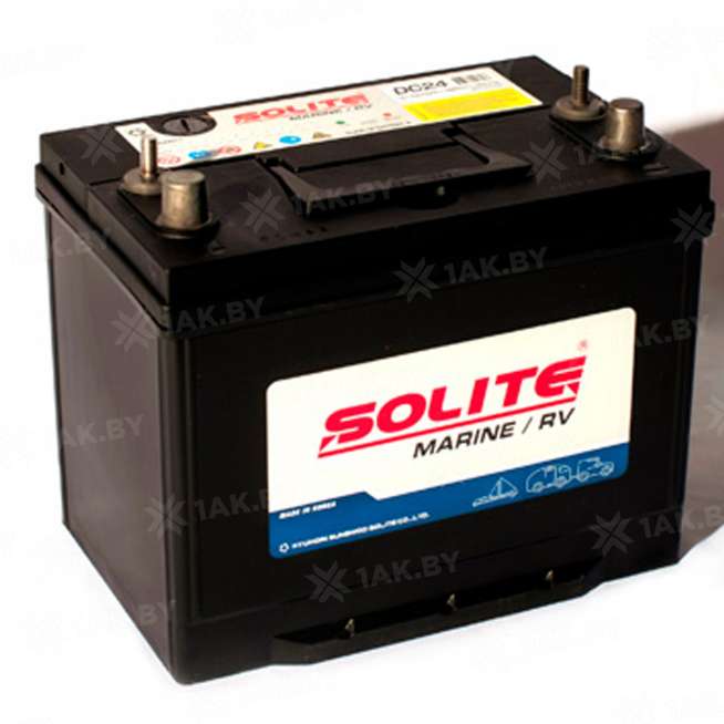 Аккумулятор SOLITE DC (75 Ah) 550 A, 12 V Прямая, L+ D24 DC24 0
