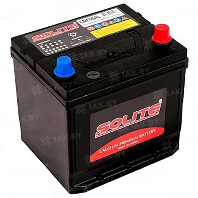 Аккумулятор SOLITE CMF (50 Ah) 470 A, 12 V Обратная, R+ Европа CMF 50 AL 0