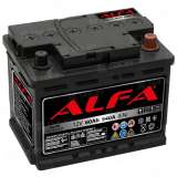 Аккумулятор ALFA (60 Ah) 540 A, 12 V Обратная, R+ L2 AL600E