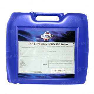 Масло моторное FUCHS  TITAN Supersyn LONGLIFE 5W-40 SN 229.5 226.5, 20л
