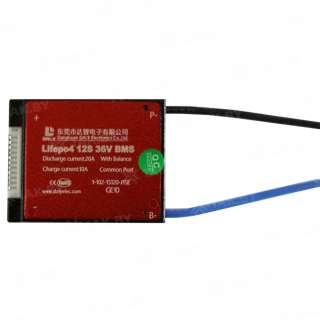Плата BMS LiFePO4 12S 20A 36V 20A
