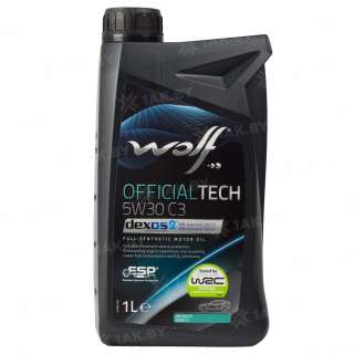 Масло моторное WOLF OFFICIALTECH 5W30 C3 1л., Бельгия Масло моторное WOLF OFFICIALTECH 5W30 C3 1л., Бельгия