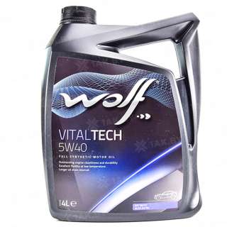 Масло моторное WOLF VitalTech 5W-40 4 л, Бельгия Масло моторное WOLF VitalTech 5W-40 4 л, Бельгия