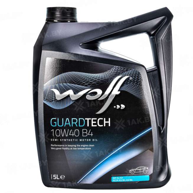 масло моторное WOLF GUARDTECH 10W40 B4 5, Бельгия 0