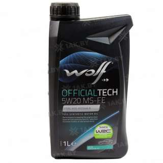 Масло моторное WOLF OFFICIALTECH 5W20 MS-FE 1л., Бельгия Масло моторное WOLF OFFICIALTECH 5W20 MS-FE 1л., Бельгия