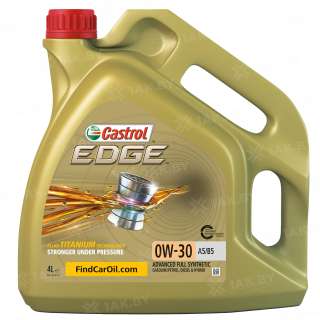 Масло моторное Castrol EDGE 0W-30 A5/B5, 4 л