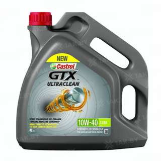 Масло моторное Castrol GTX ULTRACLEAN 10W-40 A3/B4 4л.