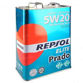 Масло моторное Repsol ELITE PRADO 5W20, 4 л Масло моторное Repsol ELITE PRADO 5W20, 4 л