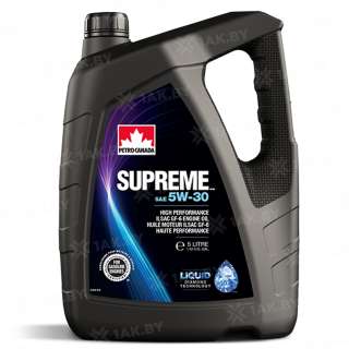 Масло моторное PETRO-CANADA SUPREME 5W-30, 5 л Масло моторное PETRO-CANADA SUPREME 5W-30, 5 л