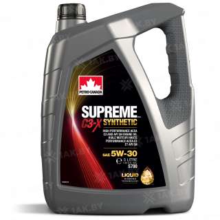 Масло моторное PETRO-CANADA SUPREME C3-X SYNTHETIC 5W-30, 5 л Масло моторное PETRO-CANADA SUPREME C3-X SYNTHETIC 5W-30, 5 л