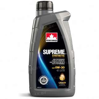 Масло моторное PETRO-CANADA SUPREME SYNTHETIC 0W-30, 1л Масло моторное PETRO-CANADA SUPREME SYNTHETIC 0W-30, 1л