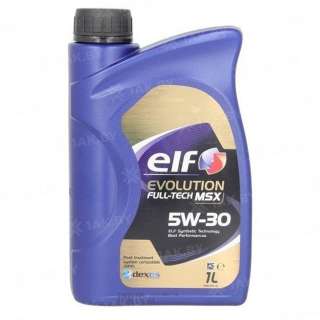 масло моторное ELF EVOLUTION FULL-TECH MSX 5W-30, 1л