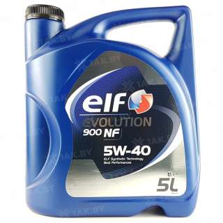 масло моторное ELF EVOLUTION 900 NF 5W-40, 5 л