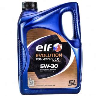 масло моторное ELF EVOLUTION FULL-TECH LLX 5W-30, 5 л