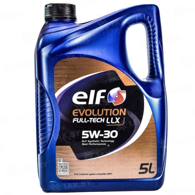 масло моторное ELF EVOLUTION FULL-TECH LLX 5W-30, 5 л 0