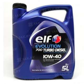 масло моторное ELF EVOLUTION 700 TURBO DIESEL 10W-40, 5 л