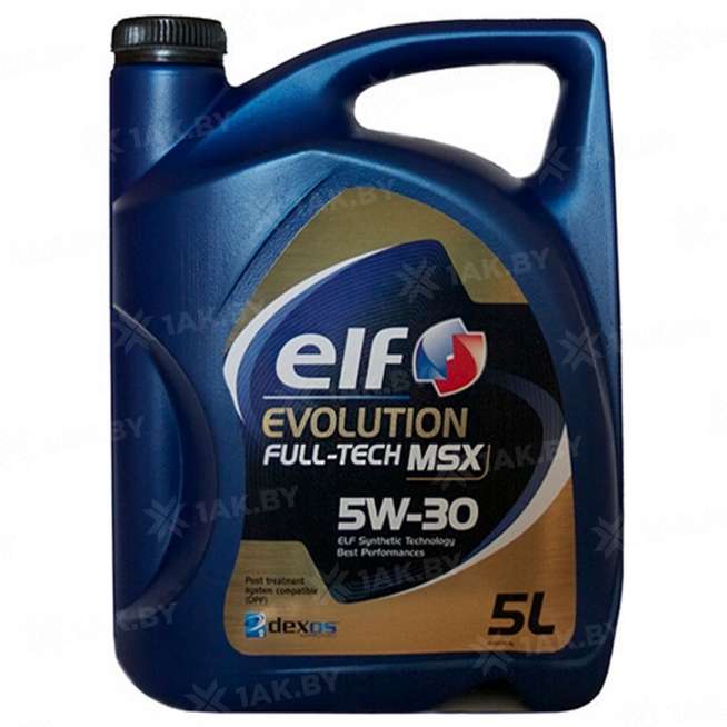 масло моторное ELF EVOLUTION FULL-TECH MSX 5W-30, 5 л 0