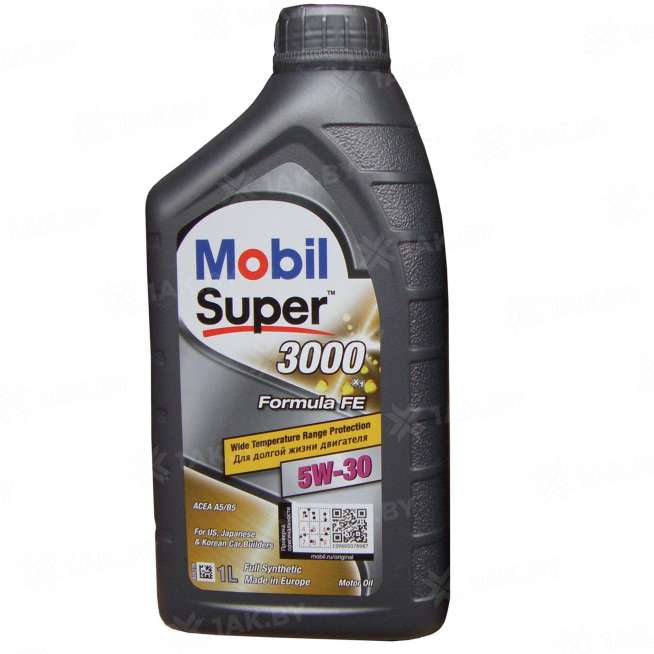 Масло моторное Mobil Super 3000 X1 Formula FE 5W30, 1 л 0