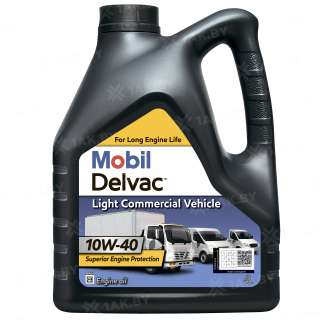 Масло моторное Mobil Delvac LCV 10w40, 4 л Масло моторное Mobil Delvac LCV 10w40, 4 л